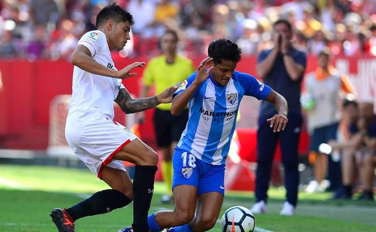 El Sevilla-Málaga, en imágenes