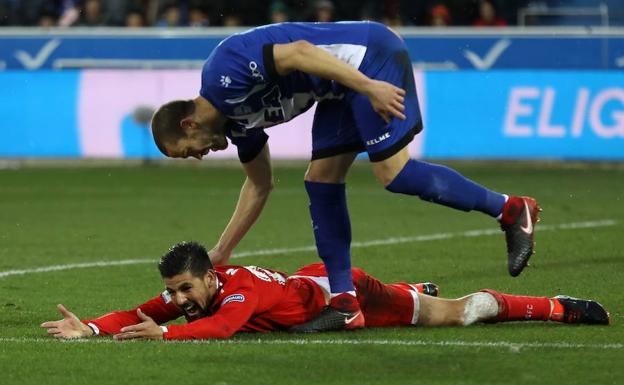 El Alavés ha vencido al Sevilla/Afp