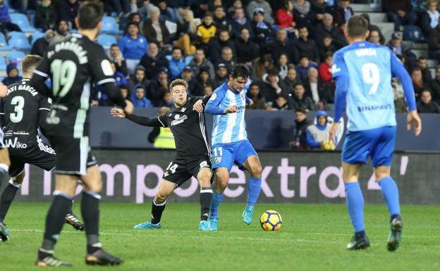 Un momento del encuentro disputado contra el Betis el pasado diciembre./Salvador Salas