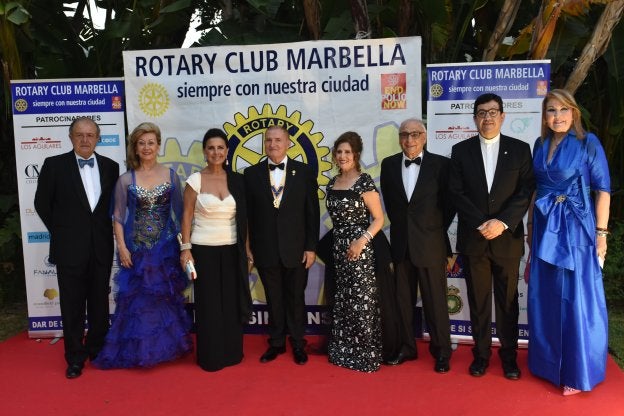 Autoridades del Rotary e invitados a la gala. :: josele-lanza
