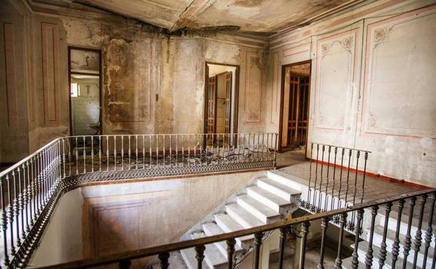 Vista del interior del inmueble, construido a mediados del siglo XIX.
