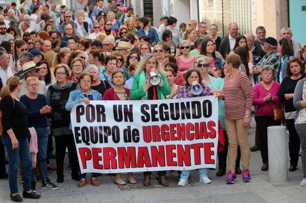 Imagen de una de las manifestaciones realizadas en Álora.