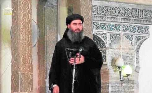 Imagen de Al-Bagdadi difundida en julio de 2014. :: efe