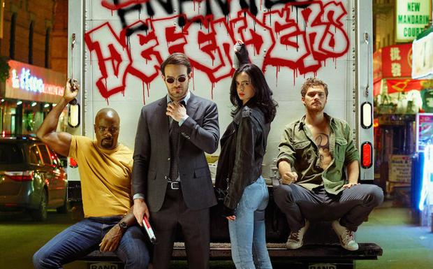 Protagonistas de la seria ‘The Defenders’.