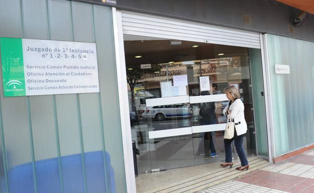 Sede de los juzgados de Primera Instancia de Marbella.