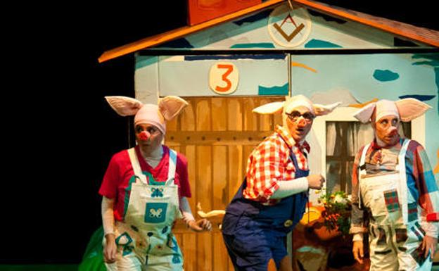 'Los tres cerditos', el domingo en el Echegaray/