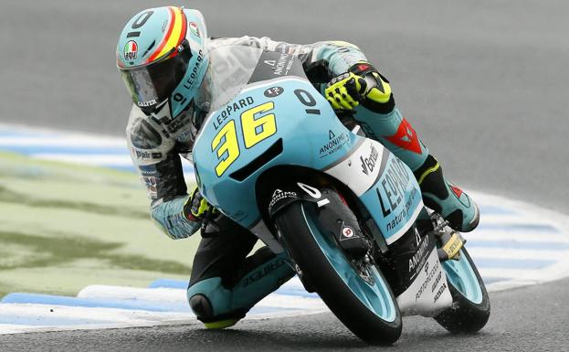 Joan Mir, en su moto. /Efe