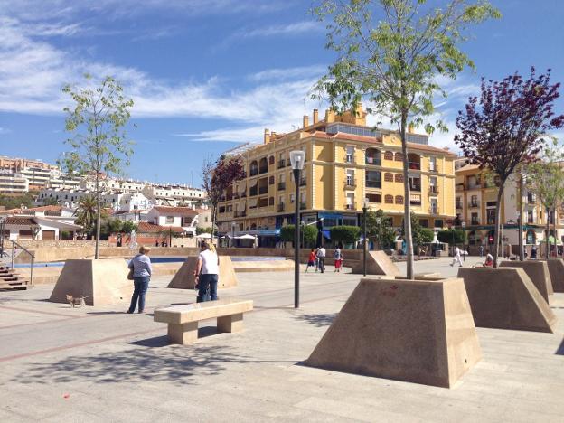 El convenio urbanístico permitió conseguir los suelos donde se ejecutó la plaza de la Constitución./Eugenio Cabezas
