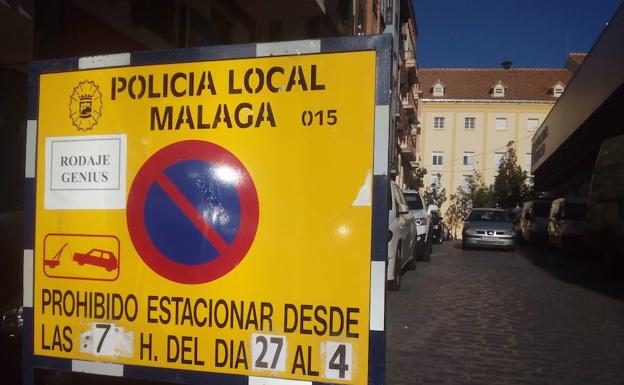 La calle Gómez Pallete servirá de zona de apoyo para el rodaje de la serie ‘Genius. Picasso’./F. Griñán