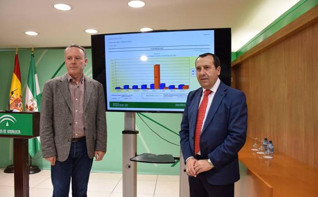 El delegado del Gobierno andaluz, José Luis Ruiz Espejo, ha presidido hoy el Comité Asesor del Plan Infoca./SUR