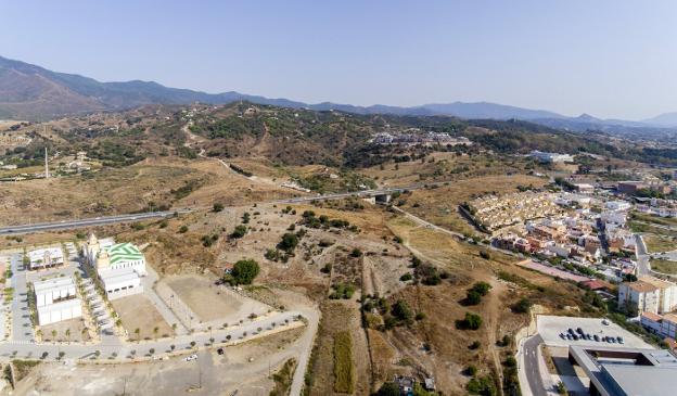 Zona en la que se baraja crear el nuevo acceso desde la A-7 al centro de la ciudad. /Ch. M.