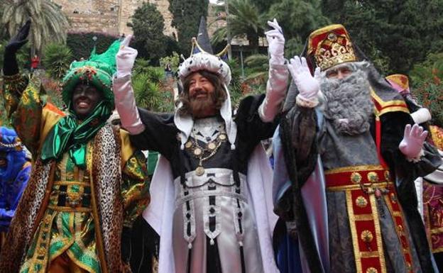 Imagen de archivo de los Reyes Magos en Málaga. /