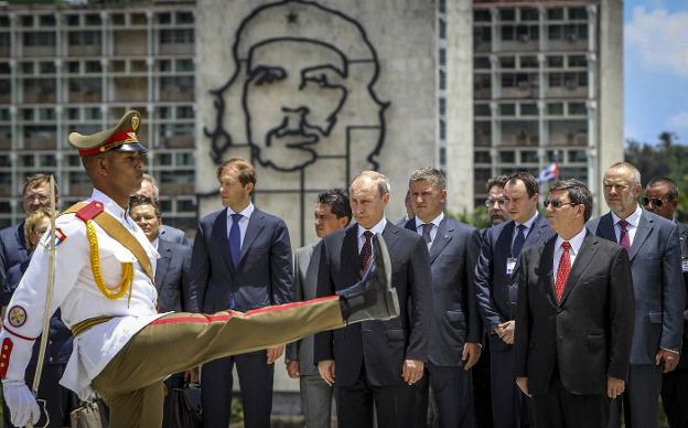 Visita de Vladímir Putin a Cuba en julio de 2014. :: reuters/