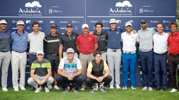 La 'Armada' posa en Valderrama, donde en 2017 volvió a celebrarse un torneo del Circuito Europeo. :: sur
/