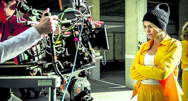 Maggie Civantos, en el rodaje de los nuevos episodios de la serie. /Fox