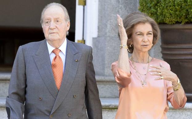 Juan Carlos I y Sofía, en una imagen de archivo./AFP