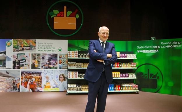 Juan Roig, presidente de Mercadona, este martes./Reuters