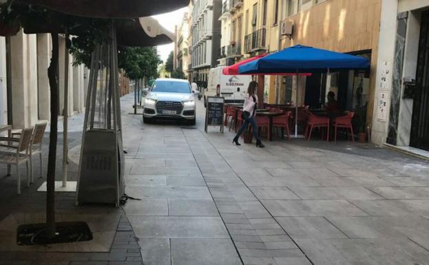 Vehículo en la calle.