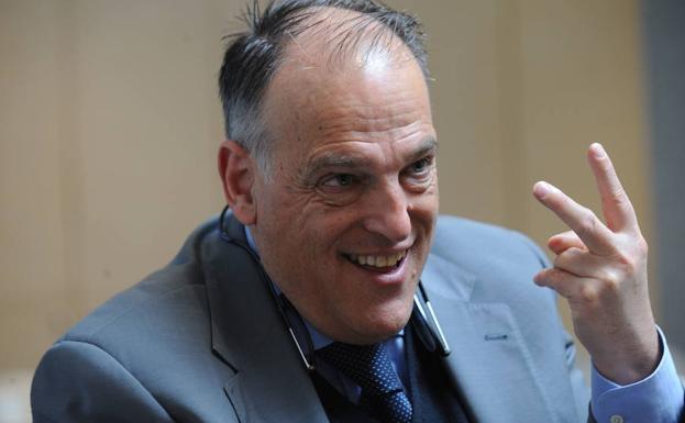 Javier Tebas, presidente de LaLiga. /Archivo