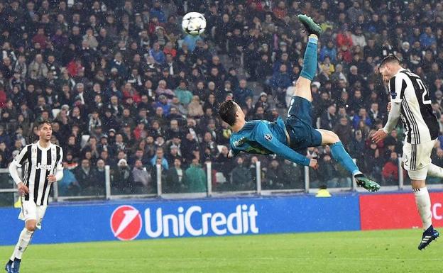La chilena de Ronaldo. /