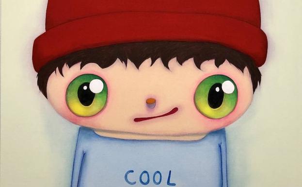 La obra de Javier Calleja se ha poblado en los últimos años de personajes cuya estética bebe de referencias como la ilustración clásica, el 'anime' asiático, el surrealismo y el 'pop art'.