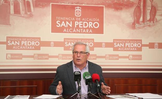 Rafael Piña, en la Tenencia de Alcaldía de San Pedro (archivo)./SUR