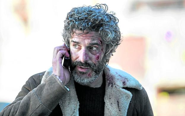 Sbaraglia confiesa que no terminó de entender el tono del guion en su primera lectura. Le iluminó su reunión posterior con Cesc. :: movistar+/