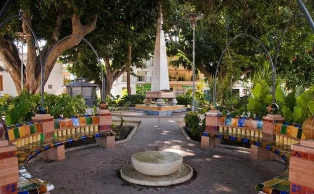 Parque de San Agustín, en el centro de Coín