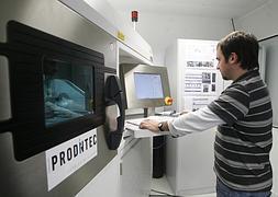 Una impresora 3D industrial. Foto: Paloma Ucha/