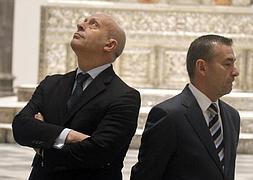 El ministro de Educación, José Ignacio Wert, y el presidente del Gobierno de Canarias, Paulino Rivero. / Efe/