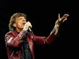 Mick Jagger, en una actuación. / AFP/