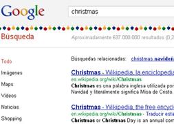 Google decora tu ordenador con ‘Christmas’