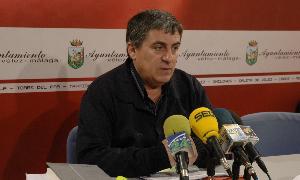 El portavoz de IU en el Ayuntamiento de Vélez, Salvador Marín/