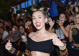 Miley Cyrus, a su llegada a la gala de los premios MTV, en agosto de este año. :: Andrew Kelly / Reuters/