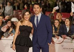 María y Paco León, en la presentación de la cinta en Málaga.:: Álvaro Cabrera/