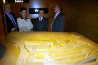 MUSEO. Maqueta de las Murallas Reales, una de las 'esencias'. / SKN/