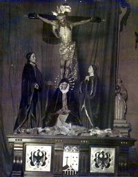 EN LA MERCED. Imagen del grupo escultórico en la iglesia./