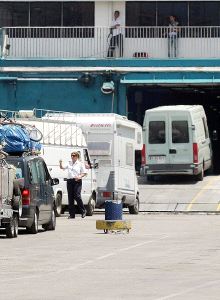 PASO. El control en la frontera de Algeciras ha sido clave. / A. C./