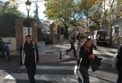 Este instituto en el centro de la ciudad es uno de los que se incorporan a la red bilingüe el próximo curso. /JOSELE-LANZA/