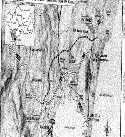 Mapa de la variante A-7 entre Algeciras y San Roque. /SUR/