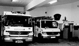 Imagen de archivo de vehículos del Consorcio de Bomberos. / SUR/