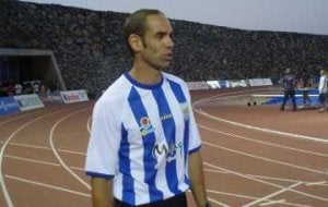 Óscar González se impuso en el heptalón. / SUR/