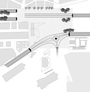 La Marina, plaza para pasear