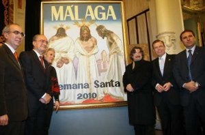 Moreno Brenes, Francisco de la Torre, Carolina España, José Rando Soto, Rafael Recio Romero y Rafael Fuentes. / ÁLVARO CABRERA/