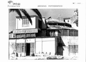 El teatro Vital Aza ofrecía temporadas de zarzuela y de varietés. ::
ARCHIVO DÍAZ DE ESCOVAR/FUNDACIÓN UNICAJA/
