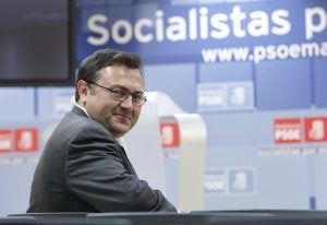 Miguel Ángel Heredia saldrá hoy reelegido como líder de los socialistas andaluces. :: SUR/