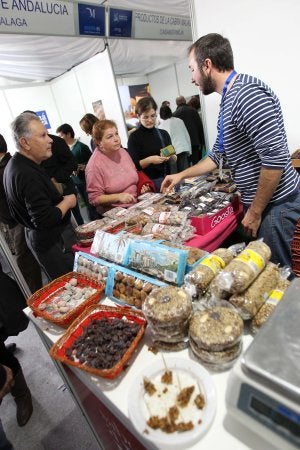 Pasas y postres típicos fueron algunas de las estrellas de este evento.:: Carlos Moret/