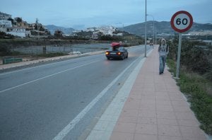Imagen del lugar en el que ocurrió el accidente de Torrox. :: E. C./