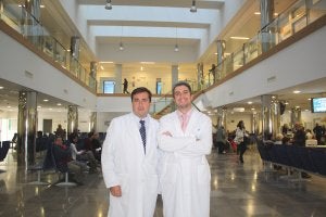 José Cruz y José Luis Guerrero son los anestesiólogos que dirigen la investigación. :: SUR/