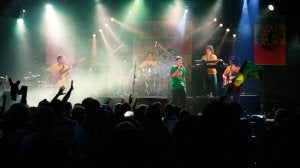 Actuación de la banda malagueña en la final Ibérica del Rototom, celebrada este fin de semana en Granada. :: Adrián Villodres/
